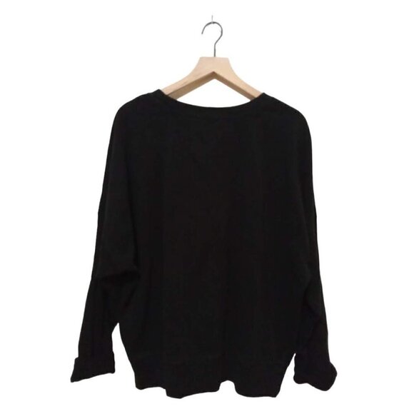 Seven7 Luxe Rolled Drop Sleeve Rhinestone Sweatshirt Sz 18/20 - Picture 5 of 8